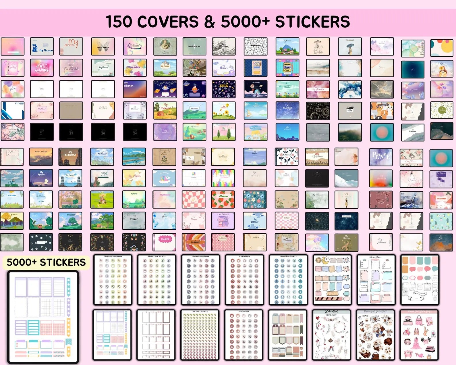 Planner 2026, 2027, 2028 Digital