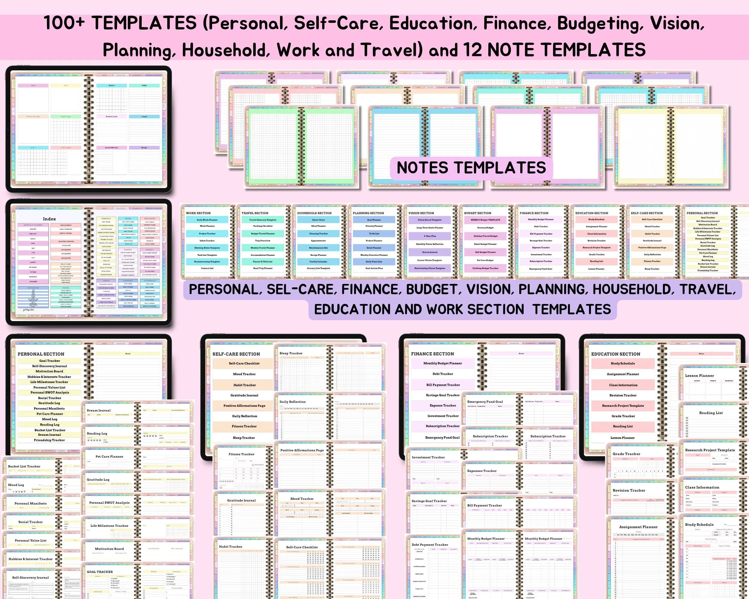 Planner 2026, 2027, 2028 Digital