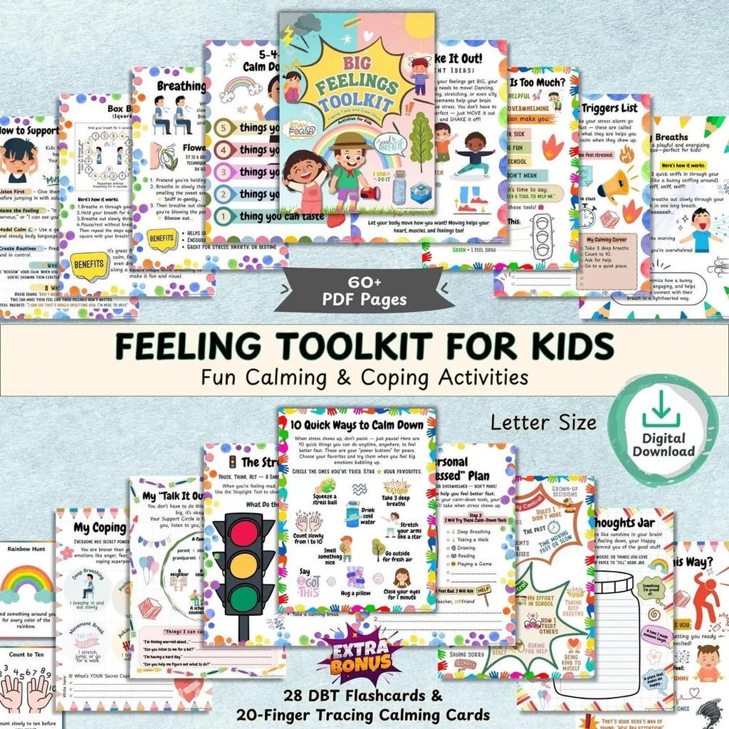 Kids Coping Skills Workbook | Emotional