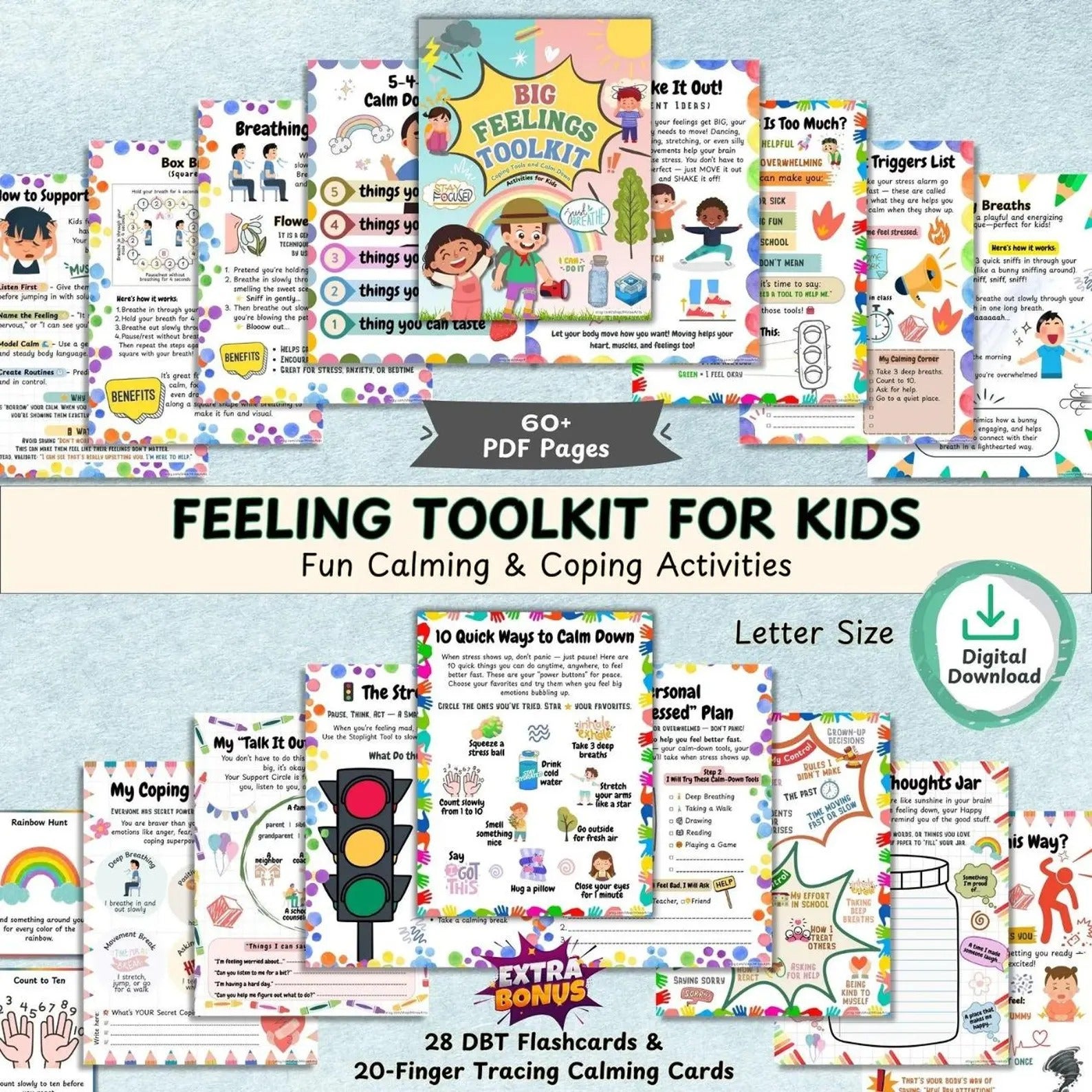 Kids Coping Skills Workbook | Emotional