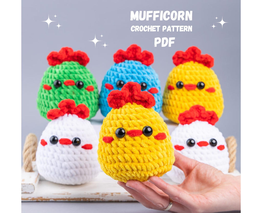 Amigurumi Chicken Crochet Pattern – Cute Farm Chicken Plush DIY
