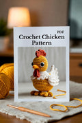 Amigurumi Chicken Crochet Pattern – Cute Farm Chicken Plush DIY